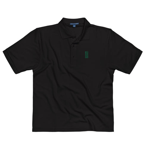 1STAR Coaches &God Vertical Evergreen Men'S Premium Polo